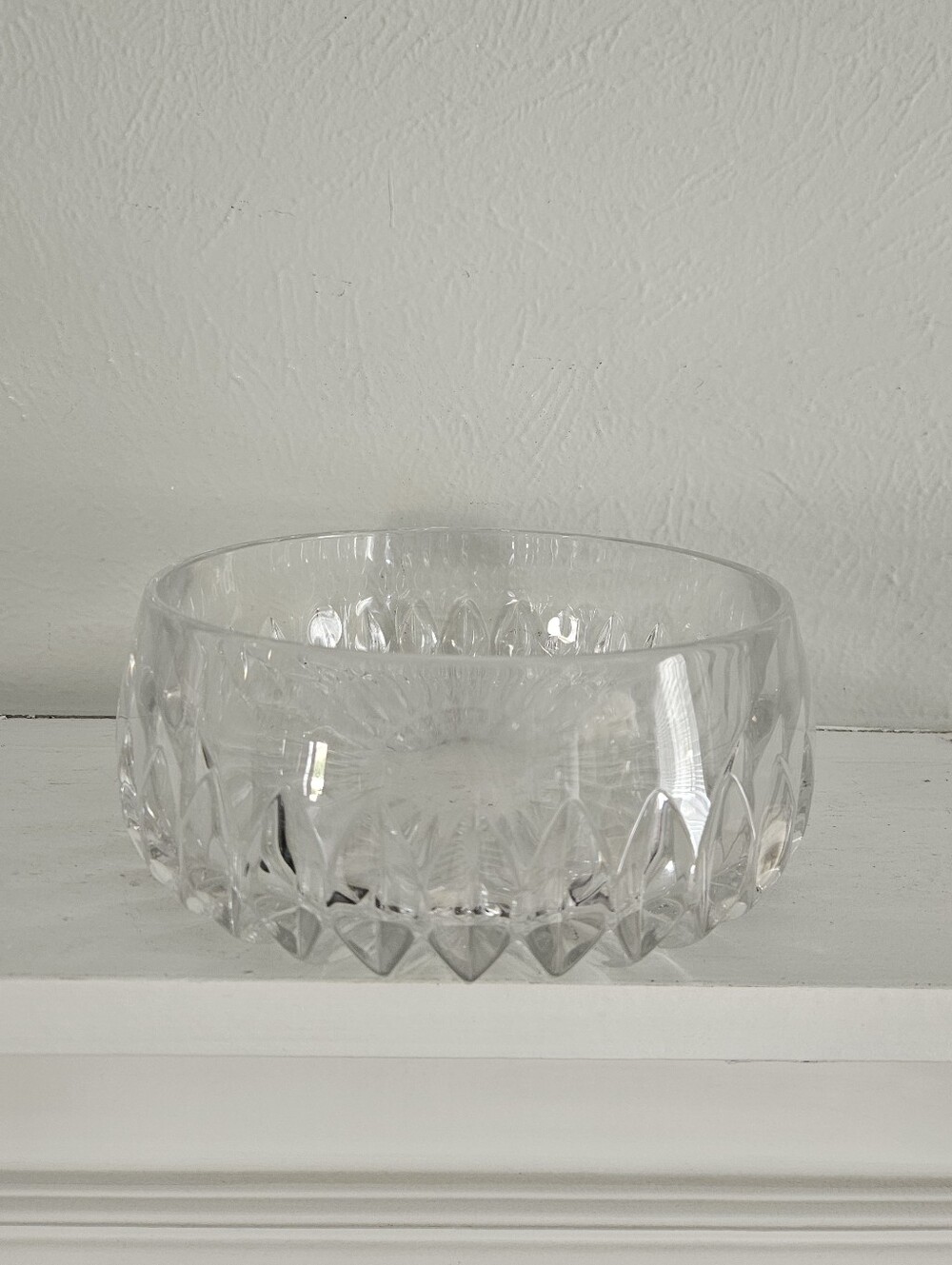 Vintage Gorham Althea Cut Leaded Crystal Serving Bowl/Centerpiece Dish